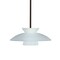 Besa Lighting Trilo 15 Stem Pendant, Frost, Bronze Finish, 1x75W Incandescent 1TT-451325-BR - alternate 1